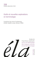 Études de linguistique appliquée, no 208
